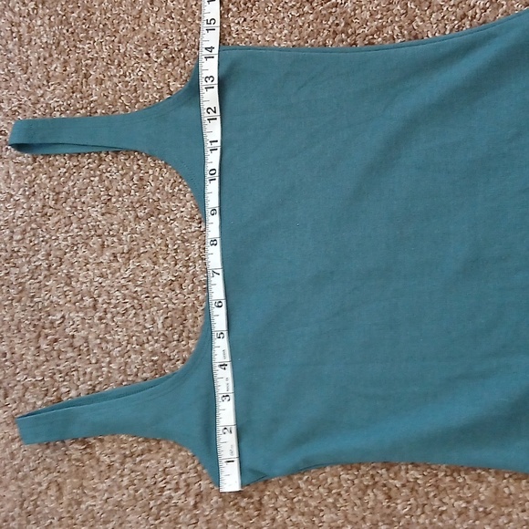 Cotton on teal kimi scooped bodycon midi dress size small - Picture 10 of 13